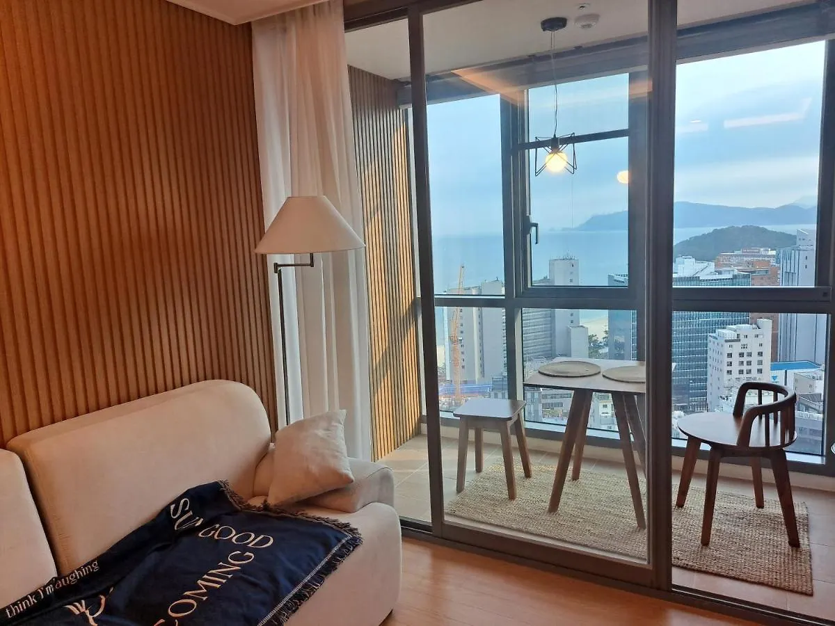Premium Ocean View In Haehundae Bona Travel Apartment Busan 0*,